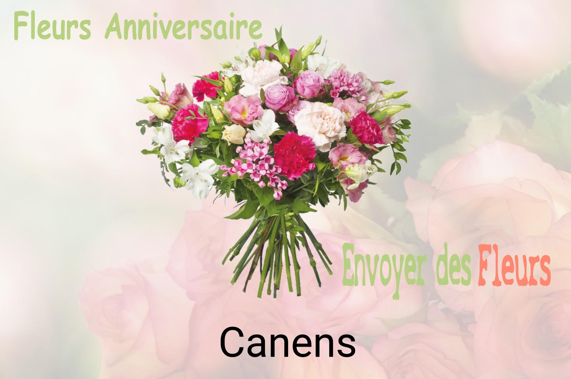 Bouquet de fleurs d’anniversaire livré à Canens